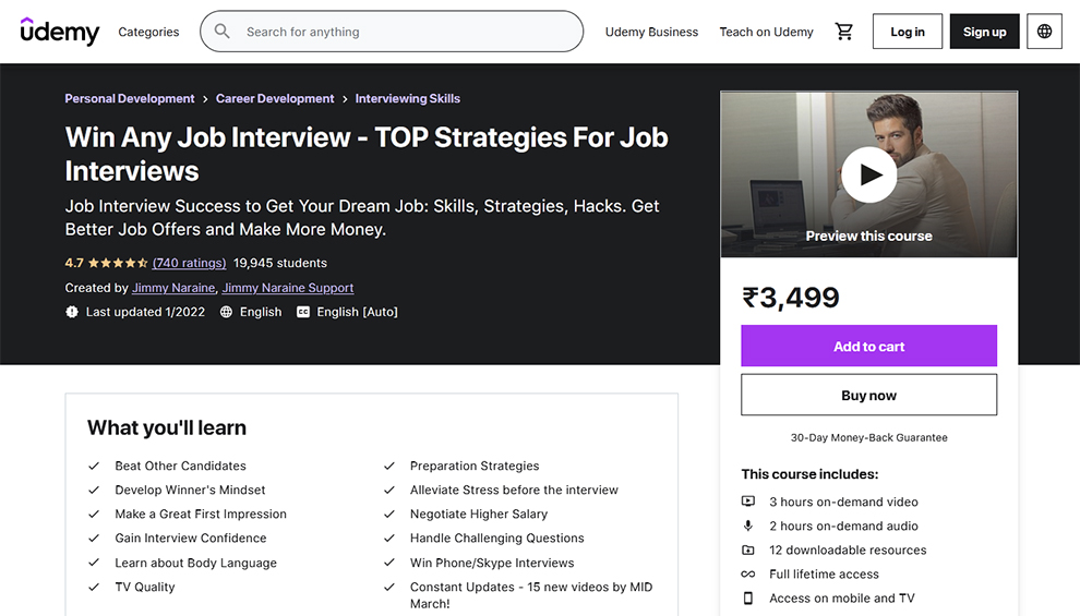 Win Any Job Interview - TOP Strategies For Job Interviews