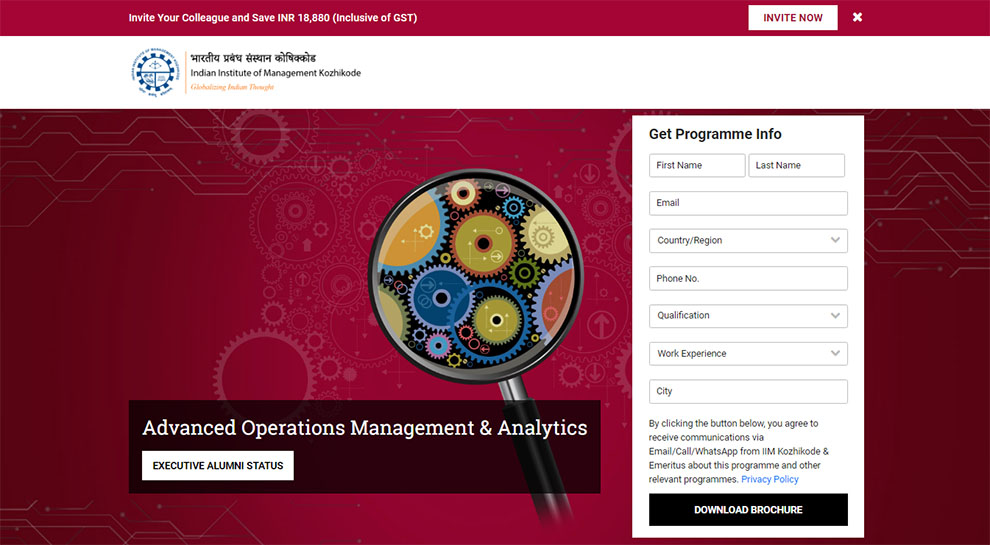 Advanced Operations Management & Analytics