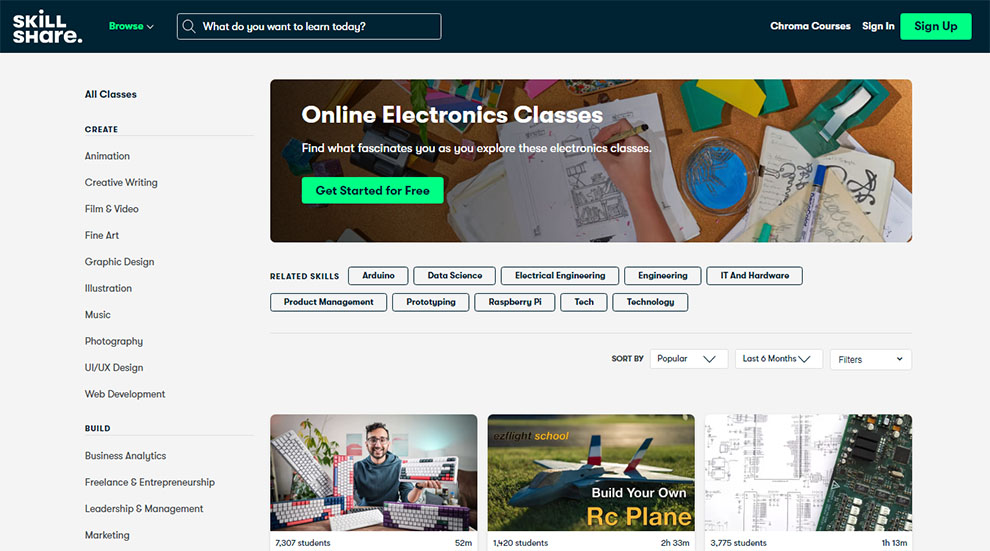Best Online Electronics Classes