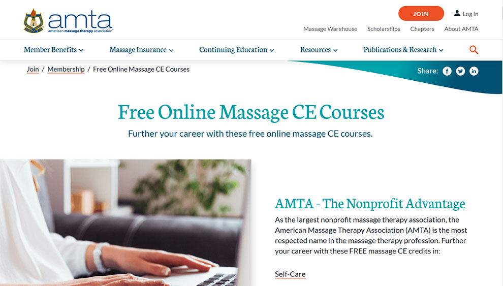 Free Online Massage CE Courses