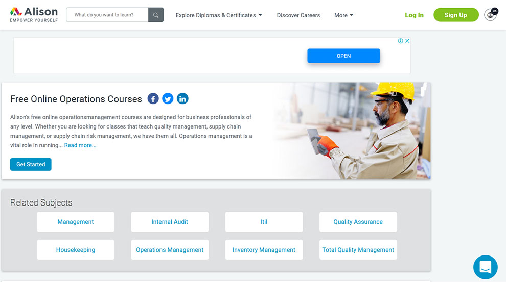 Free Operations Management Classes Online
