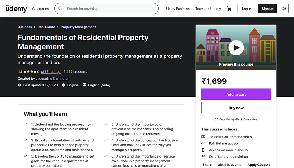 Fundamentals of Residential Property Management