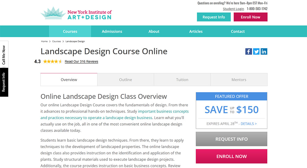 Landscape Design Course Online