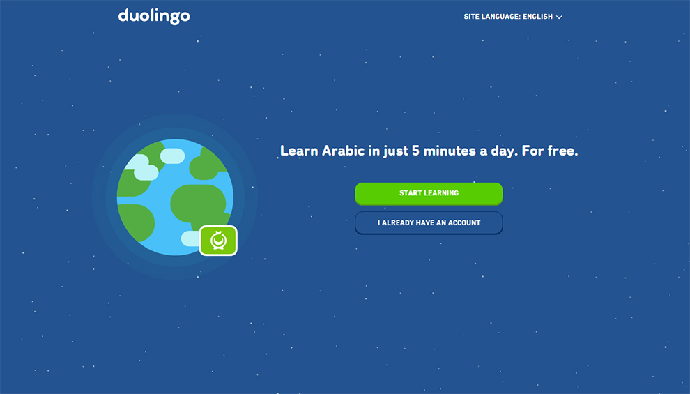 Learn Arabic with Duolingo