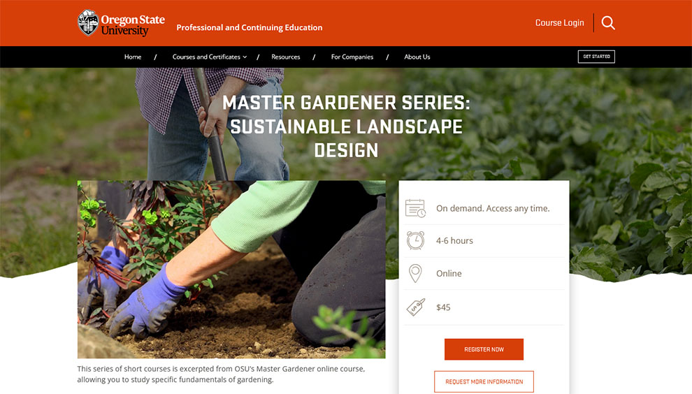 Master Gardener Series: Sustainable Landscape Design