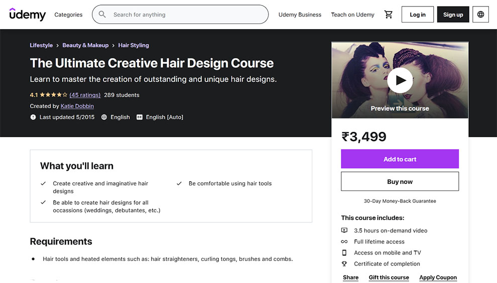 The Ultimate Creative Hair Design Course