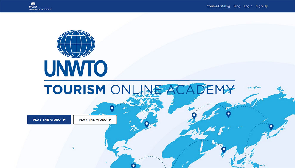 Tourism Online Academy’s Range of courses in association with the World Tourism Organization of the United Nations