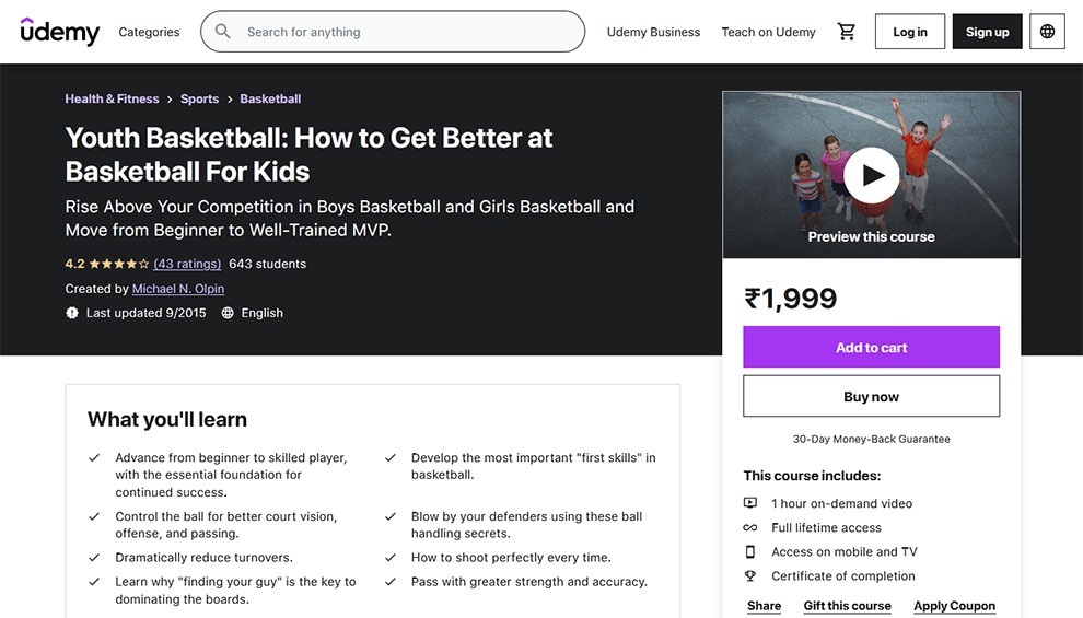 Youth Basketball: How to Get Better at Basketball For Kids