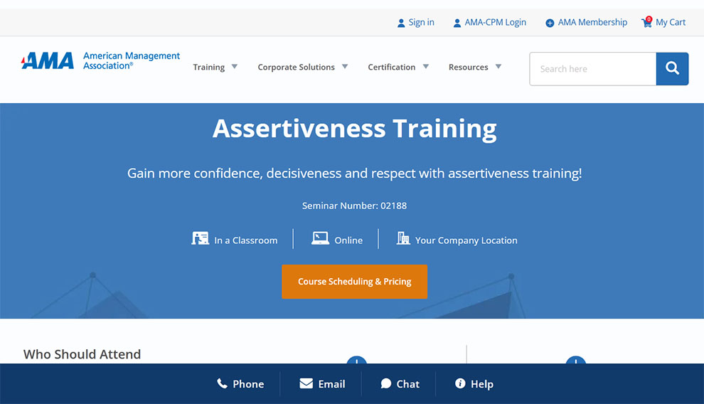 Assertiveness Training Online