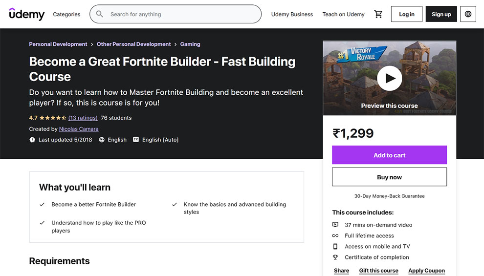Become a Great Fortnite Builder