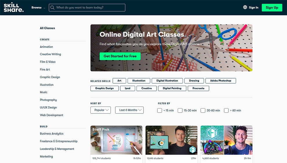 Online Digital Art Classes
