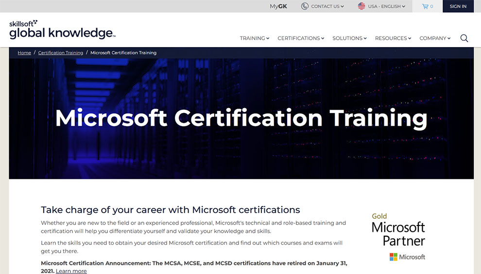 Microsoft Certification