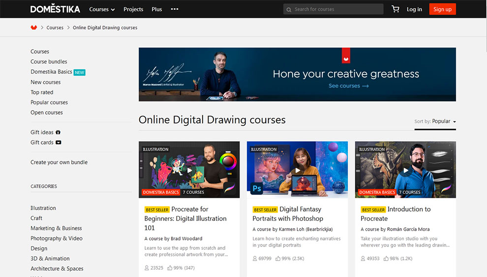 Online Digital Drawing Courses