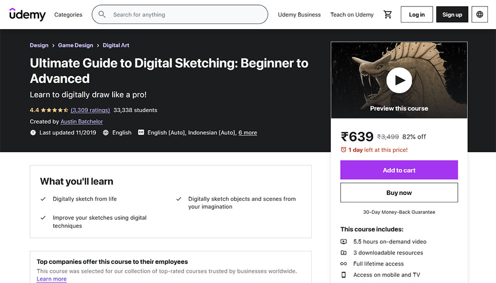 Ultimate Guide to Digital Sketching: Beginner to Advanced