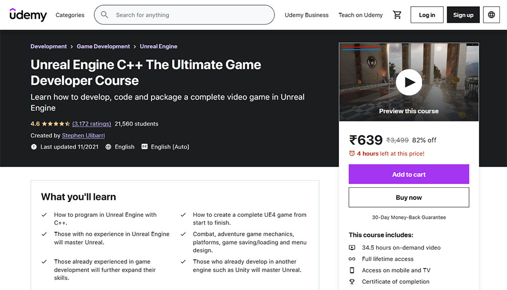 Unreal Engine C++ The Ultimate Game Developer Course