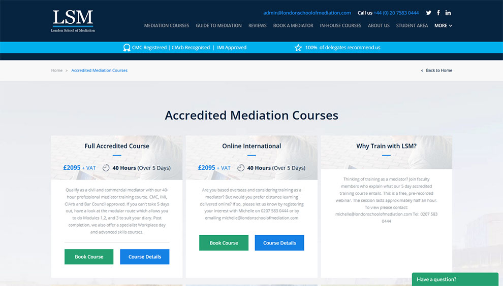 Mediation Courses