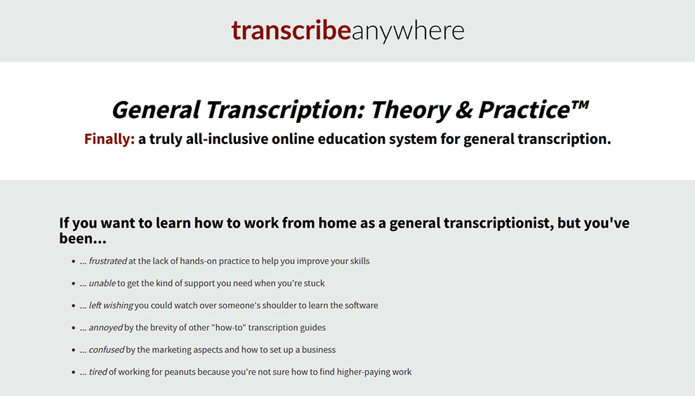 General Transcription: Theory & Practice™