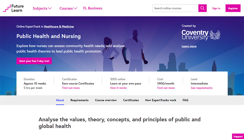 Public Health and Nursing – Created by Coventry University