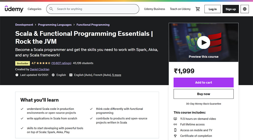 Scala & Functional Programming Essentials | Rock the JVM