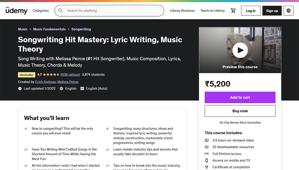 Songwriting Hit Mastery: Lyric Writing, Music Theory