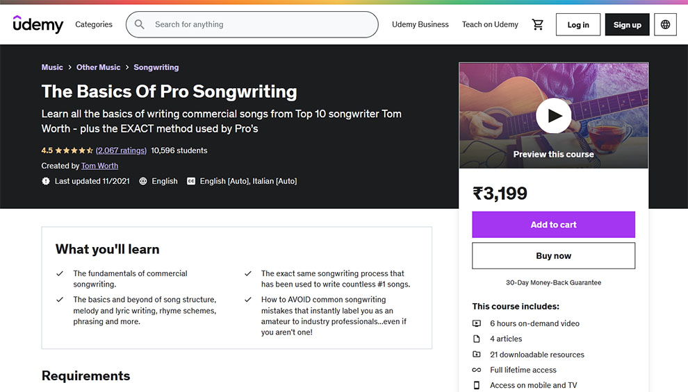 The Basics of Pro Songwriting