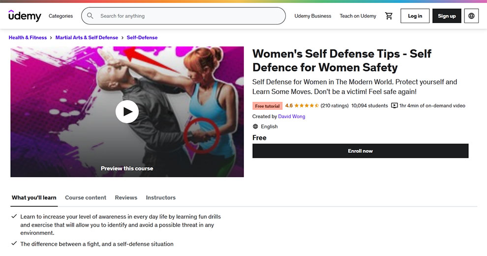 Women's Self Defense Tips - Self Defence for Women Safety