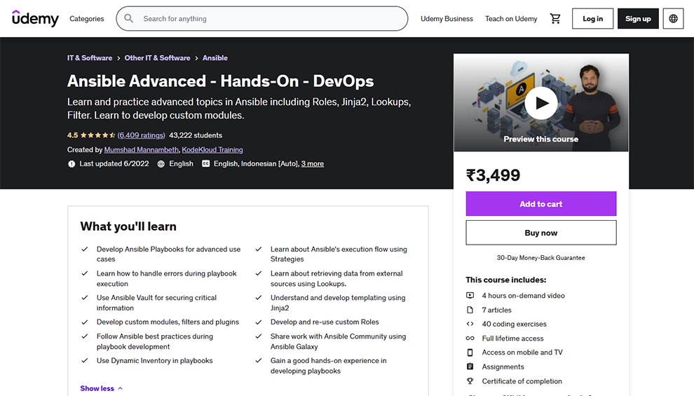 Ansible Advanced - Hands-On – DevOps