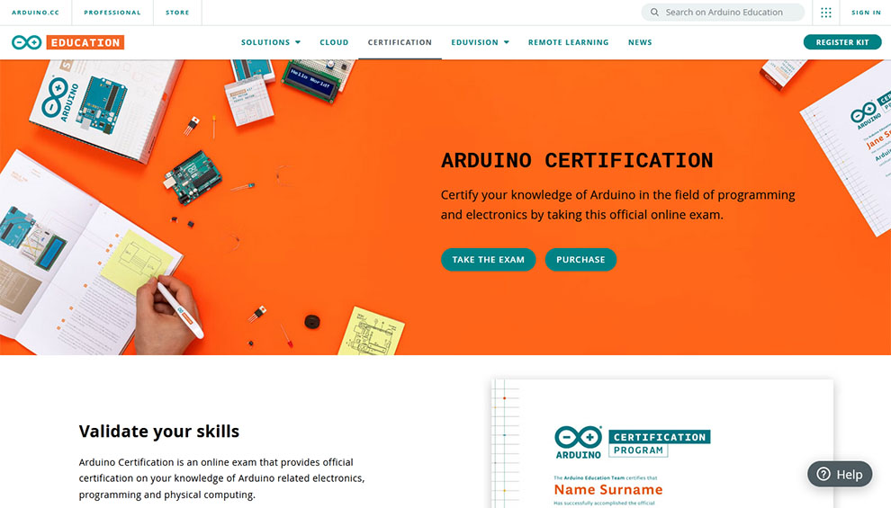 Arduino Certification