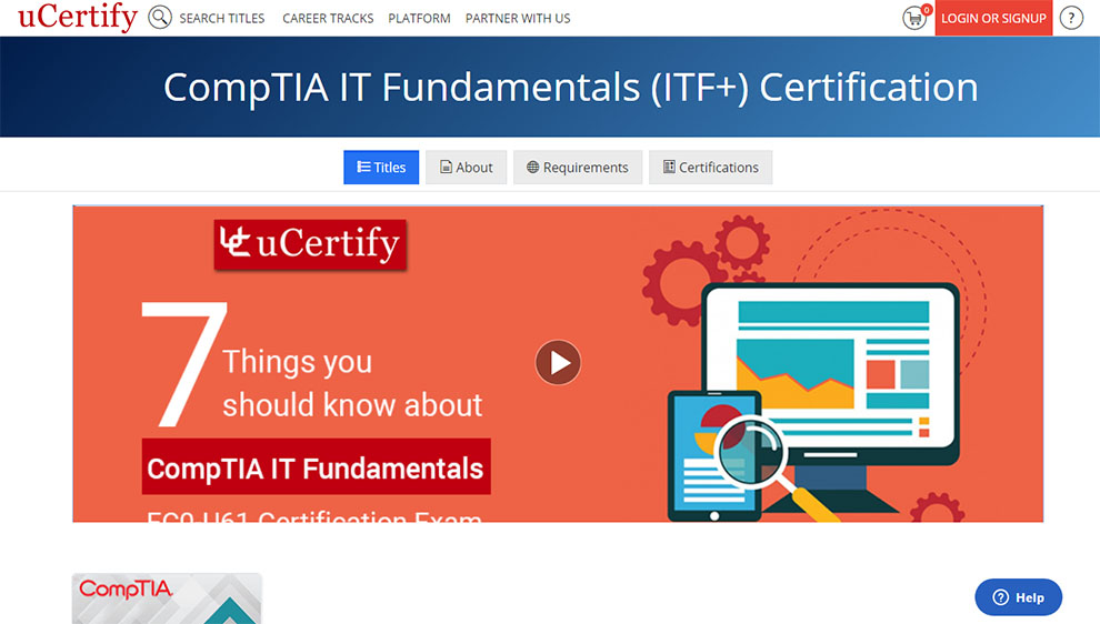 CompTIA IT Fundamentals (ITF+) Certification