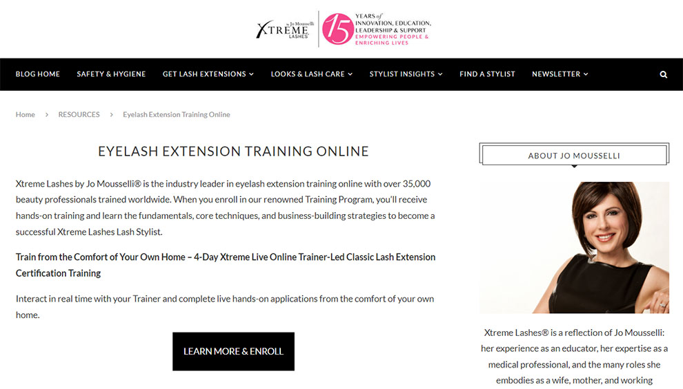 Eyelash Extension Training Online