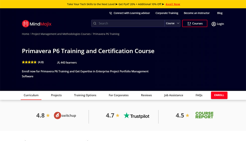 Primavera P6 Training and Certification Course