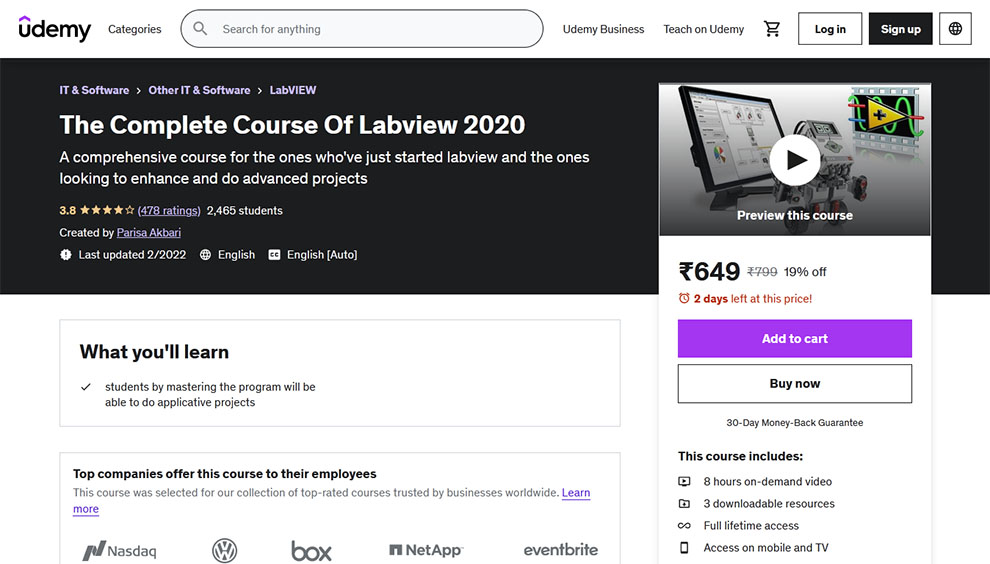 The Complete Course Of Labview 2020