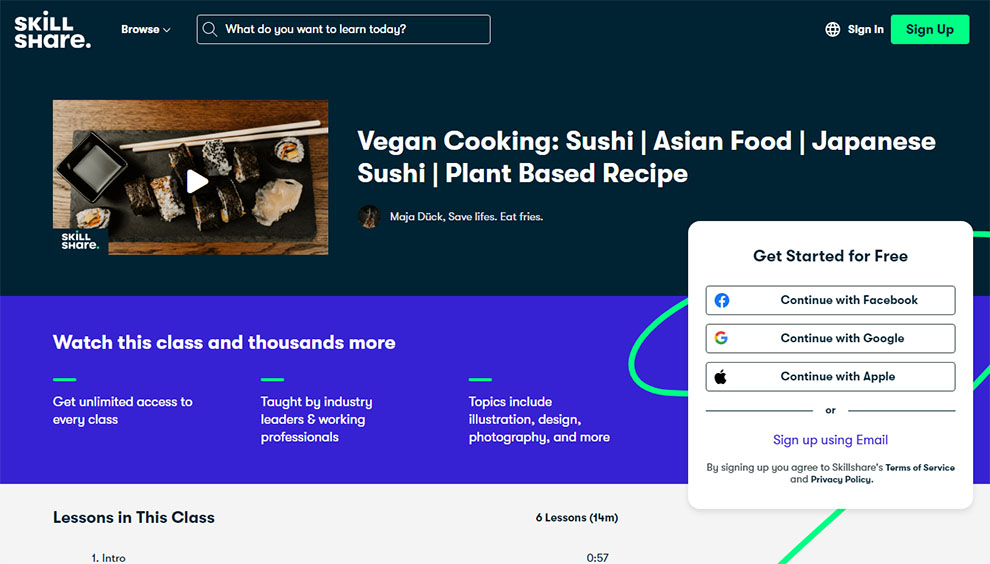 Vegan Cooking: Sushi