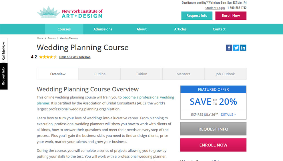 Wedding Planning Course