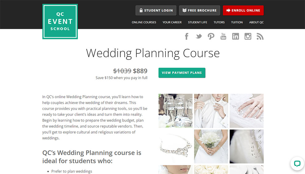 Wedding Planning Course - QC Event Planning