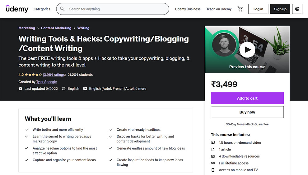 Writing Tools & Hacks: Copywriting
