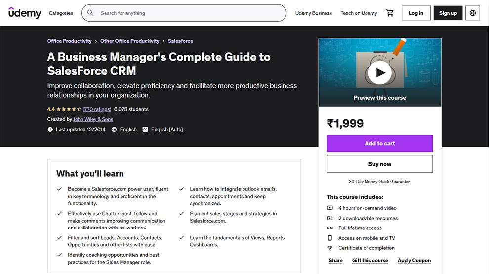 A Business Manager's Complete Guide to Salesforce CRM