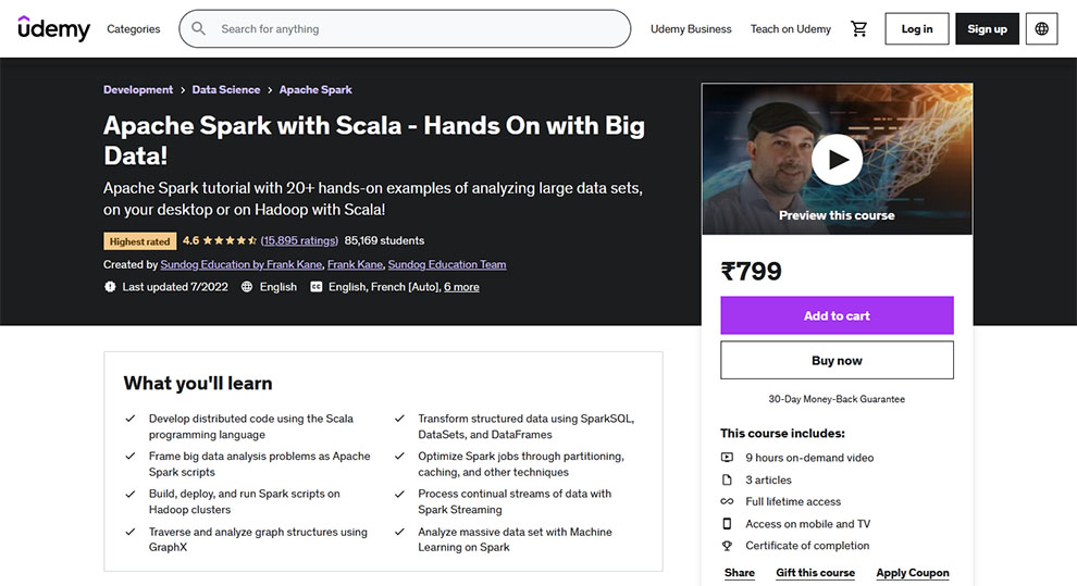 Apache Spark with Scala - Hands On with Big Data