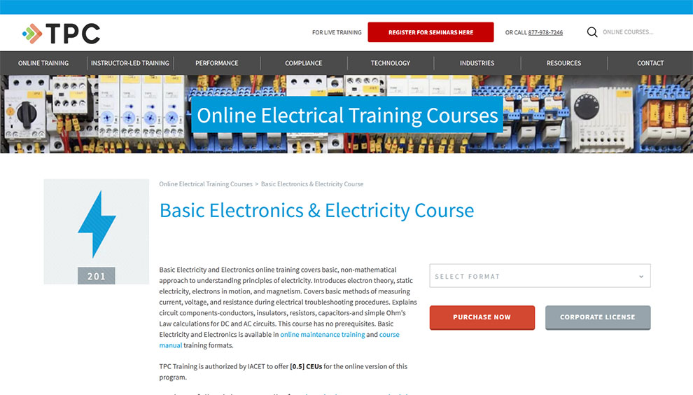Basic Electronics & Electricity Course 