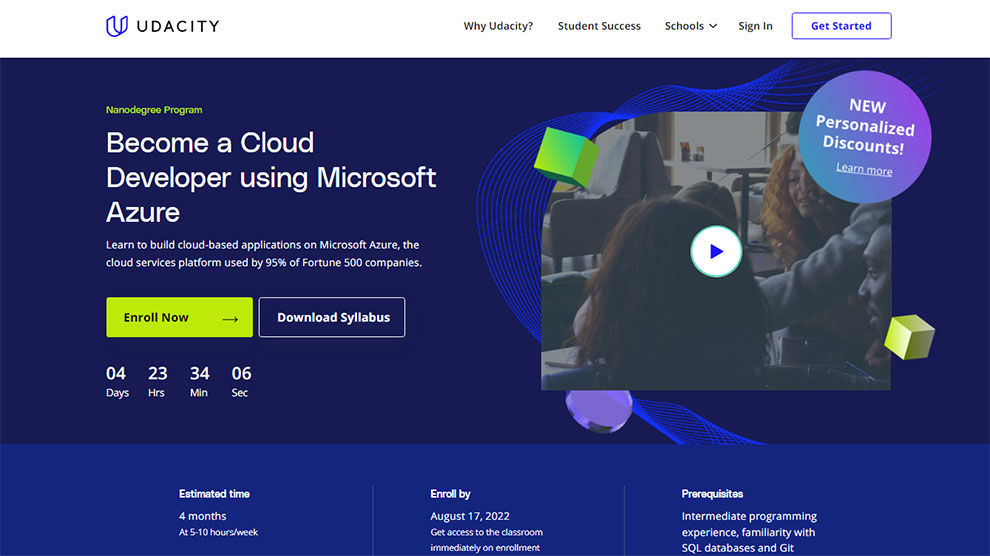 Become a Cloud Developer using Microsoft Azure