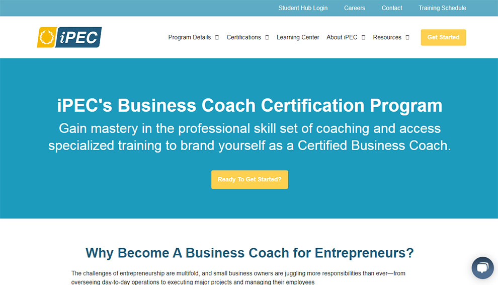 Business Coach Certification Program