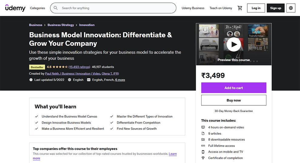 Business Model Innovation: Differentiate & Grow Your Company