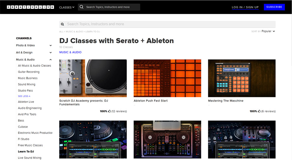 DJ Classes with Serato + Ableton