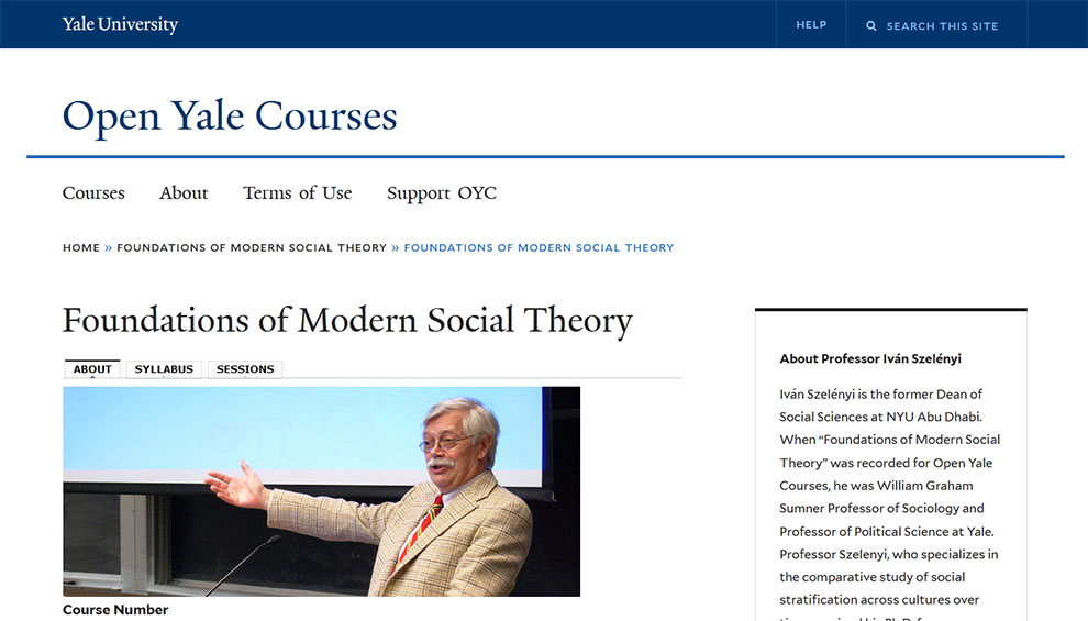 Foundations of Modern Social Theory