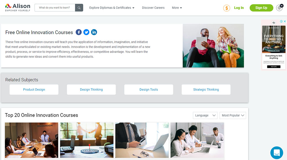 Free Online Innovation Courses