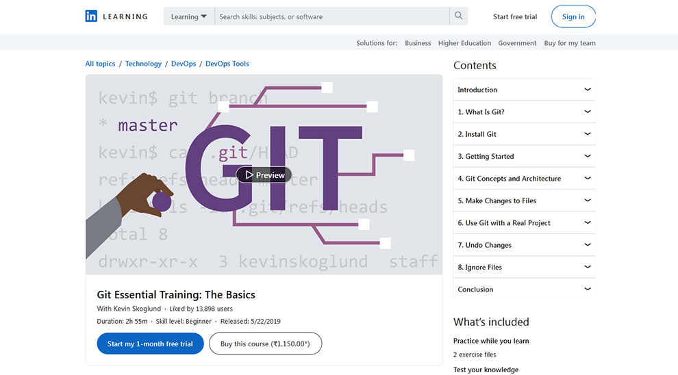 Git Essential Training: The Basics 
