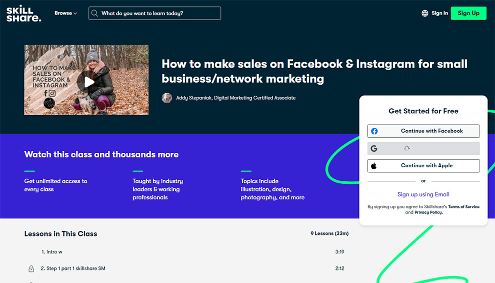 How to make sales on Facebook & Instagram for small business/network marketing 