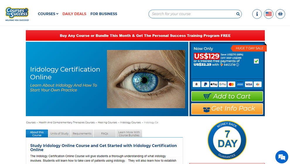 Iridology Certification Online