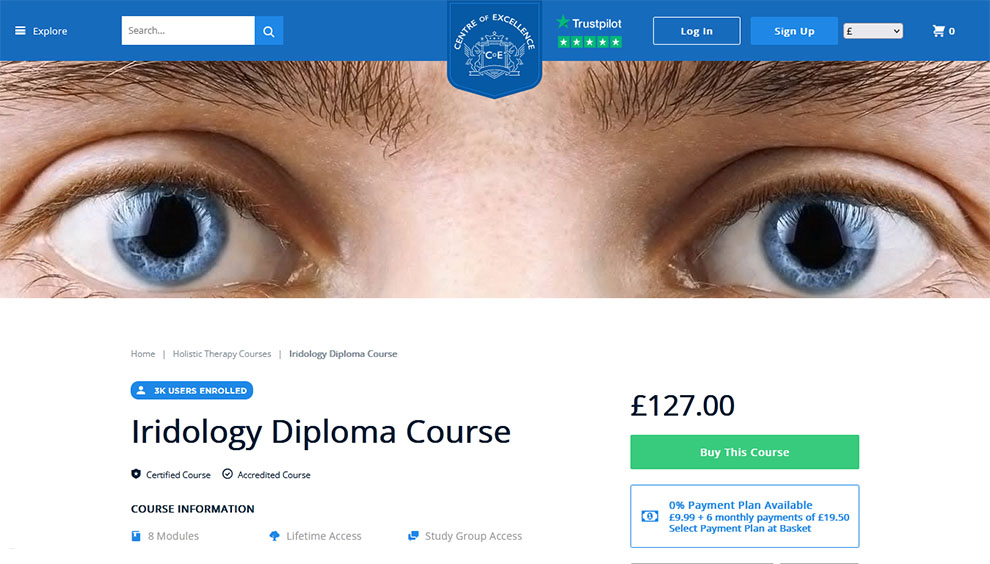 Iridology Diploma Course