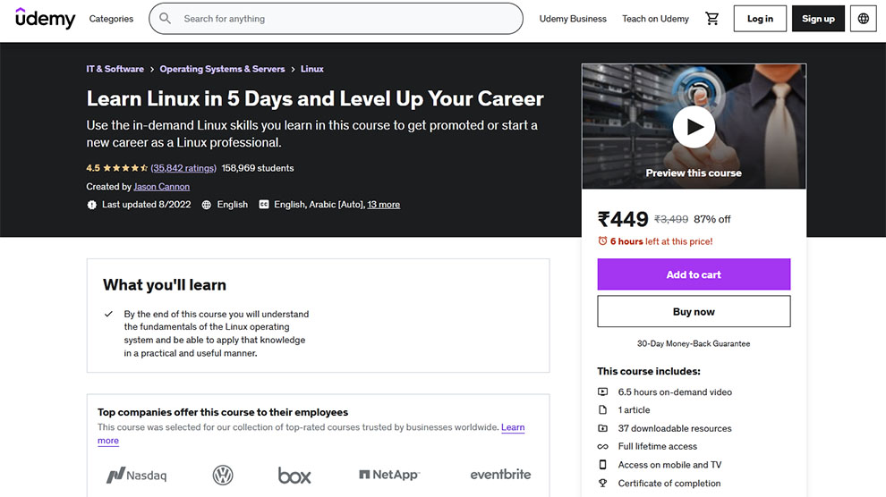 Learn Linux in 5 days and Level Up your Career 